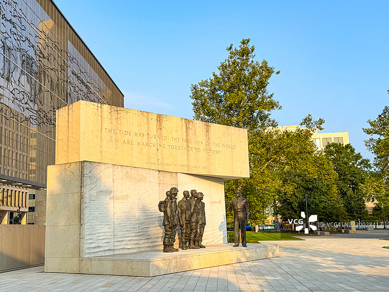 华盛顿特区的德怀特·D·艾森豪威尔纪念馆图片素材
