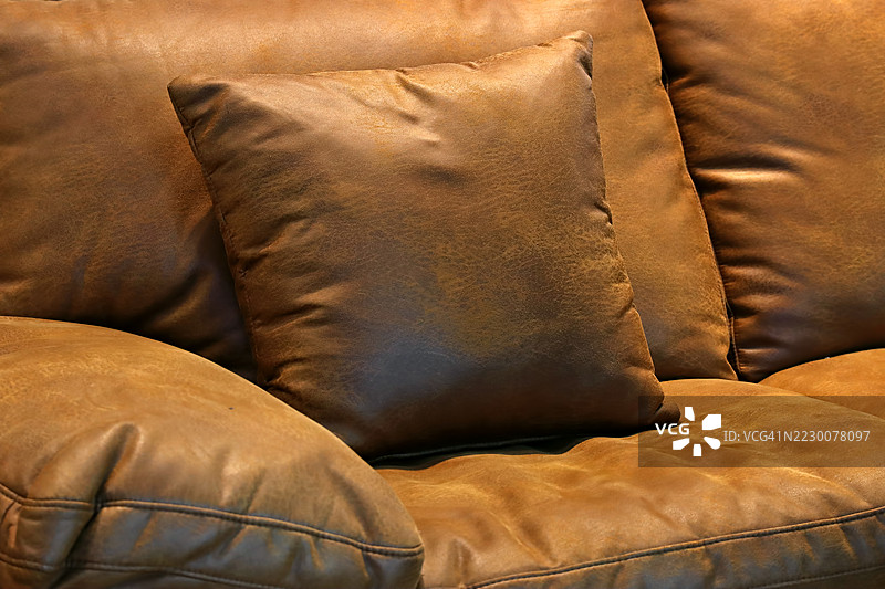 奢华舒适的棕色沙发 upholstery图片素材