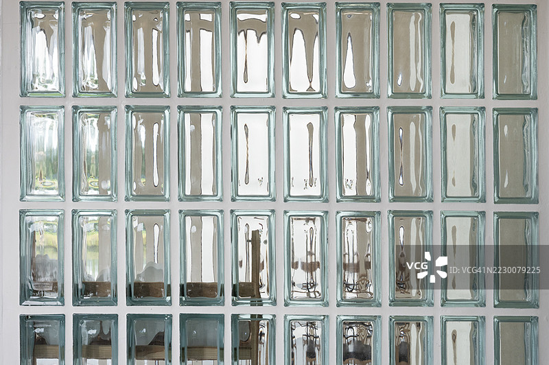 方形玻璃砖墙图片素材