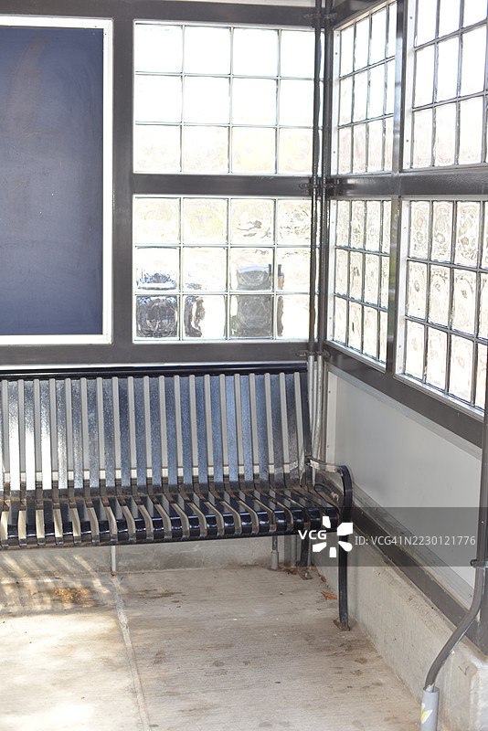 火车站的长椅图片素材