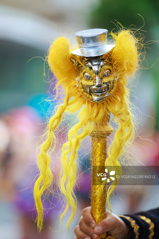 佩鲁利马的圣烛女神面具工作人员图片素材