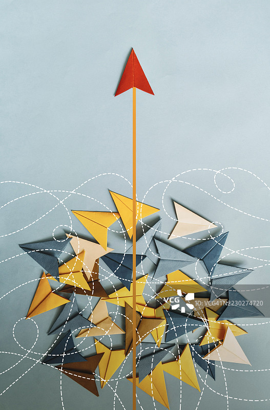 领导力概念、竞争、商业与理念、不同的想法图片素材