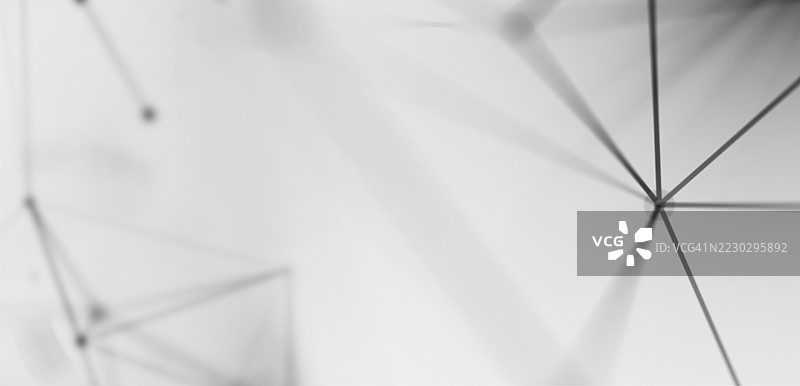 黑白抽象几何网络图片素材