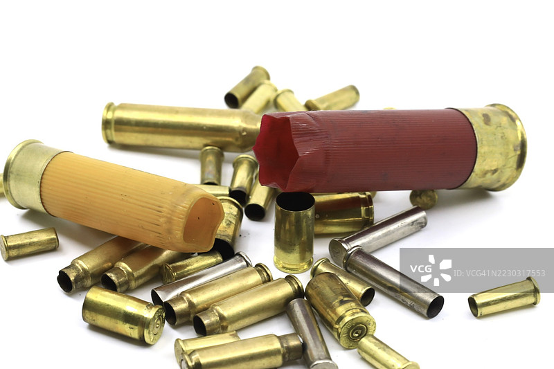一组空弹壳图片素材