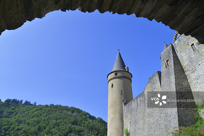 维安登城堡的景观。图片素材