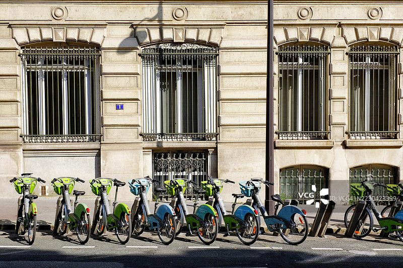 法国巴黎的街道。图片素材