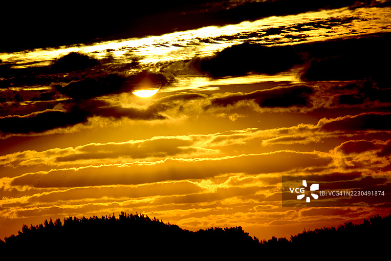 海洋日落图片素材