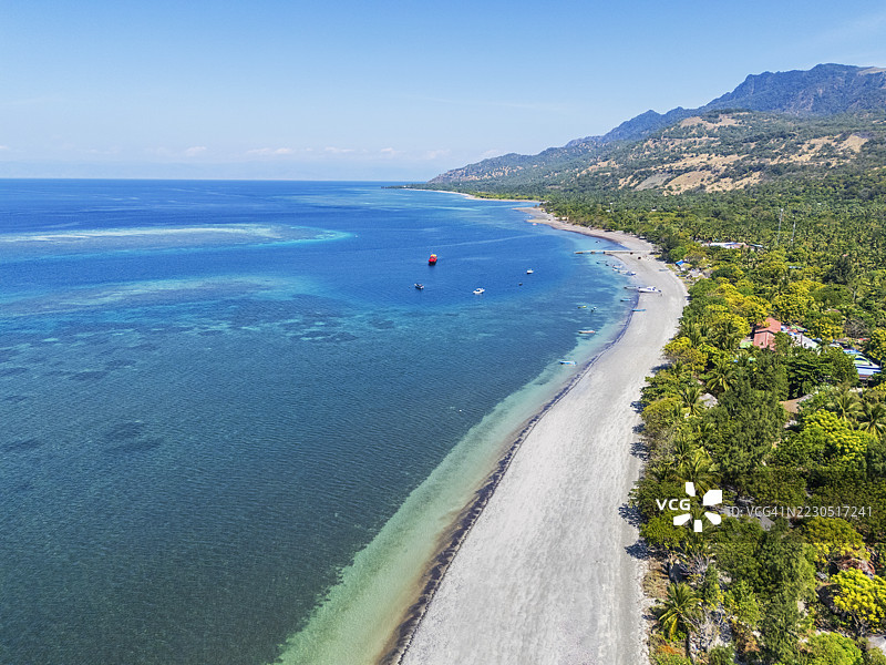 东帝汶阿塔乌罗热带岛屿海滩图片素材