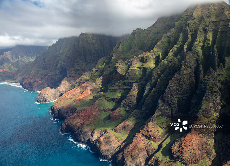夏威夷大岛美丽的风景视野图片素材