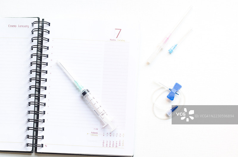 医疗规划与疫苗接种概念图片素材