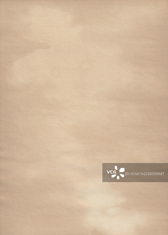 高分辨率的旧纸张，污染、肮脏且泛黄。图片素材