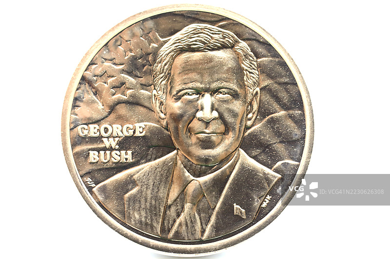 乔治·布什总统肖像图片素材