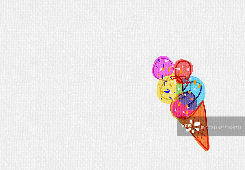 食品和甜点插图图片素材