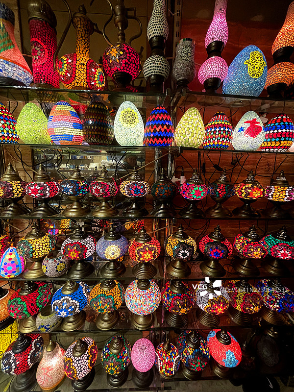 埃及的多彩灯具图片素材