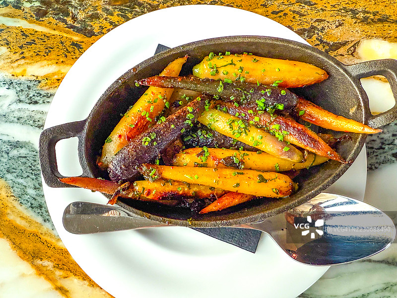 烤胡萝卜图片素材