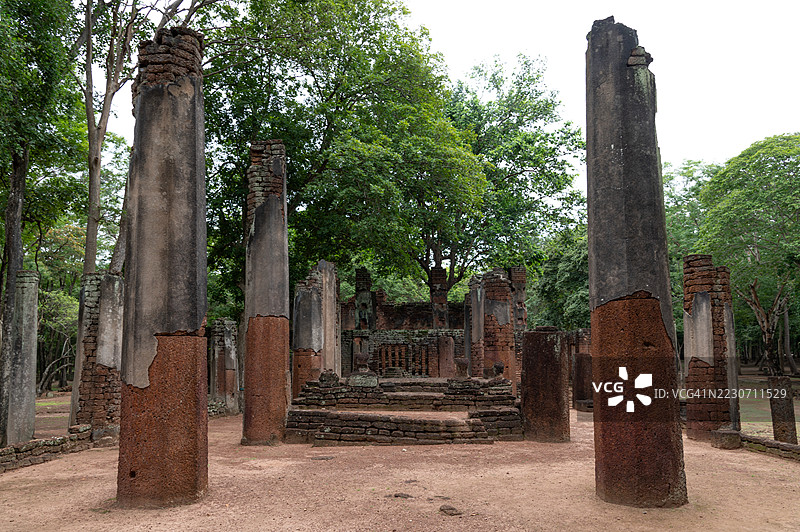 维汉寺，帕农寺，甘烹碧历史公园图片素材
