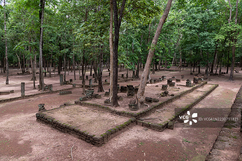 维汉，阿里亚博寺，甘烹碧历史公园图片素材