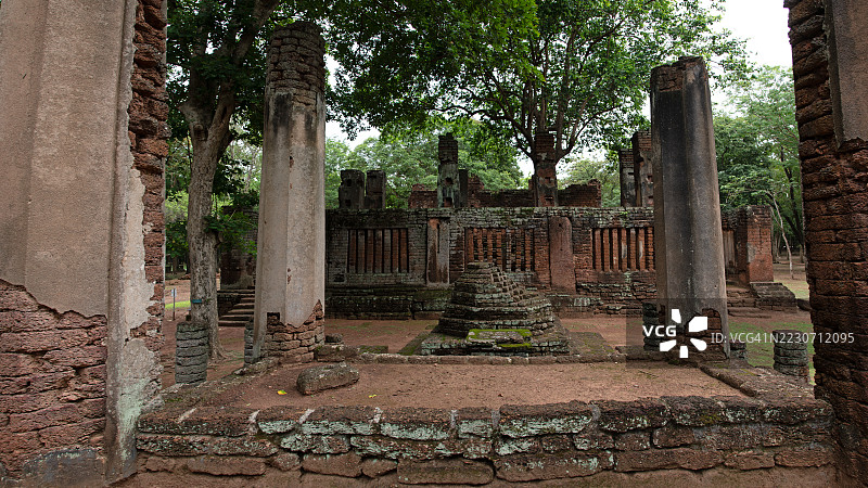 维汉寺，帕农寺，甘烹碧历史公园图片素材