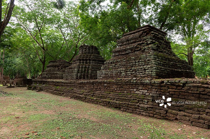 切迪，阿瓦萨雅寺，甘烹碧历史公园图片素材