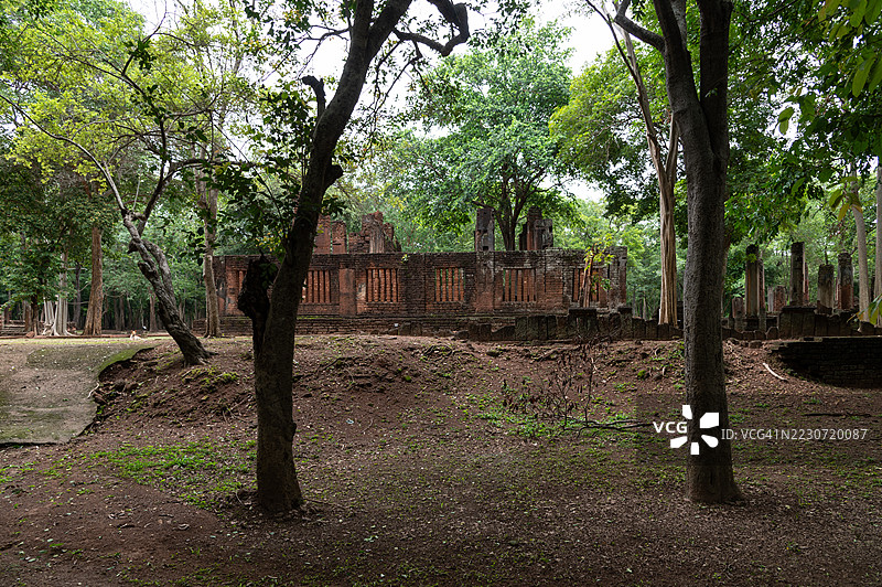 维汉寺，帕农寺，甘烹碧历史公园图片素材