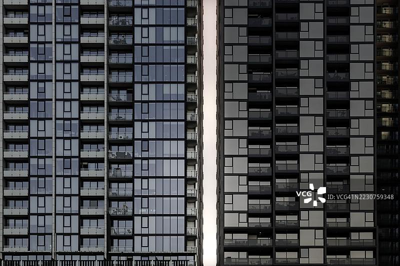 并排的公寓图片素材