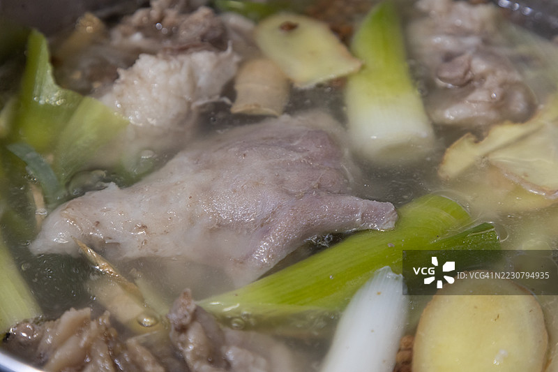 内蒙古地方传统美食：炖羊肉图片素材