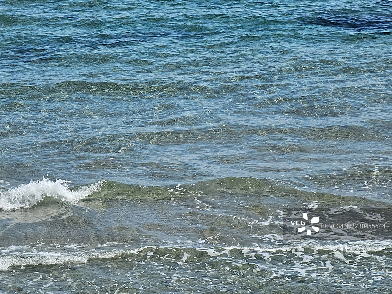 意大利圣雷莫的海浪俯视图图片素材