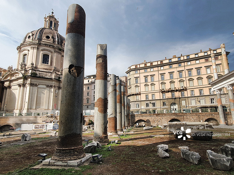 古罗马图拉真广场图片素材