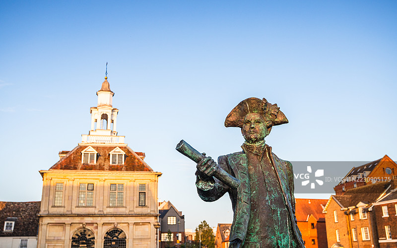 乔治·温哥华雕像图片素材