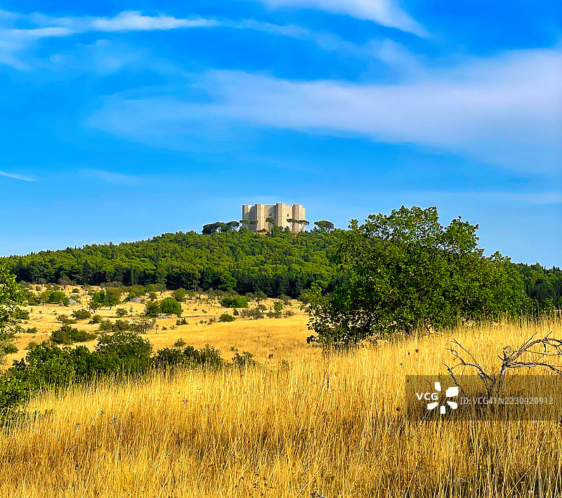 抵达卡斯特尔·德尔·蒙特图片素材