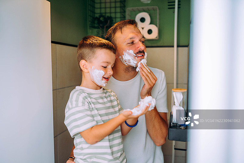 与我爸爸的美好时光图片素材