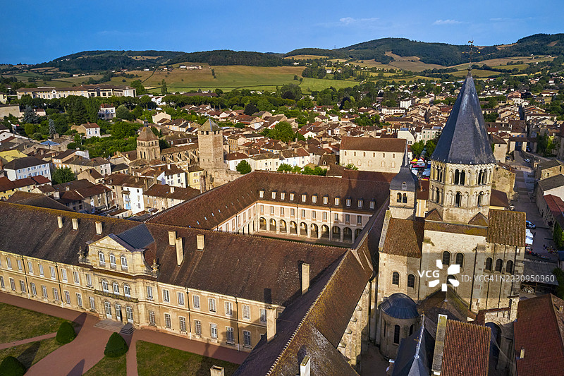 法国，索恩-卢瓦尔省，马孔地区，克吕尼，前克吕尼修道院图片素材