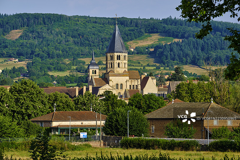法国，索恩-卢瓦尔省，马孔地区，克吕尼，前克吕尼修道院图片素材