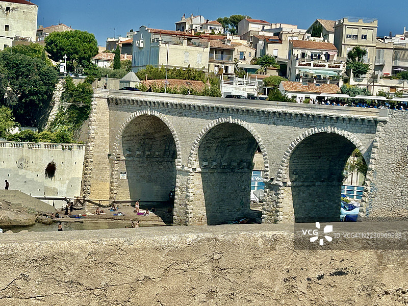 马赛海岸公路图片素材