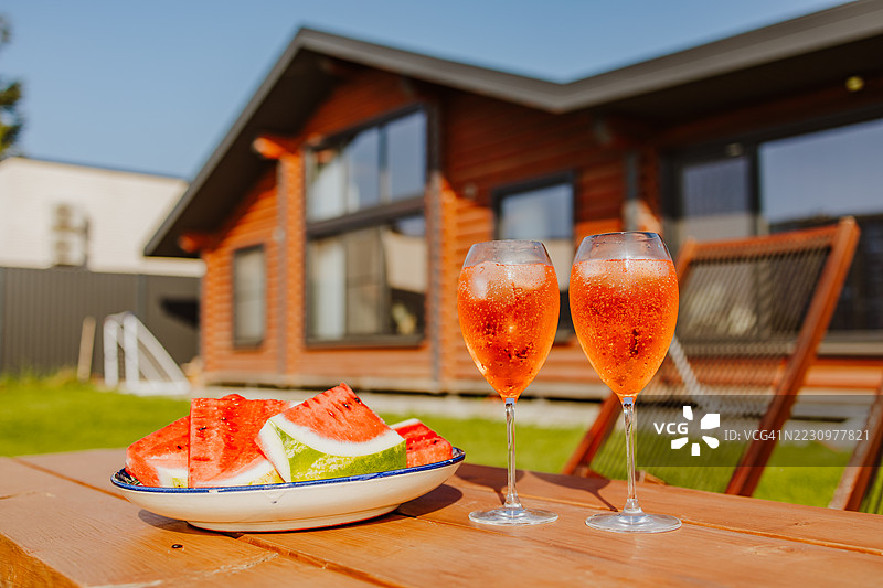 野餐食物。图片素材