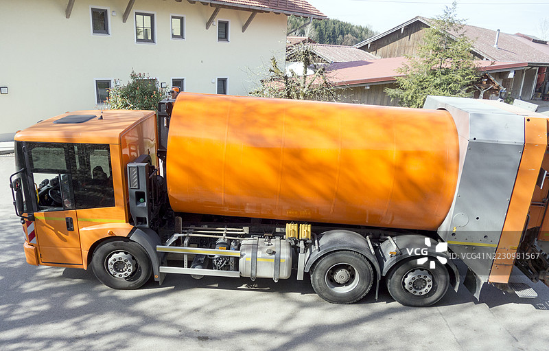 德国垃圾车图片素材