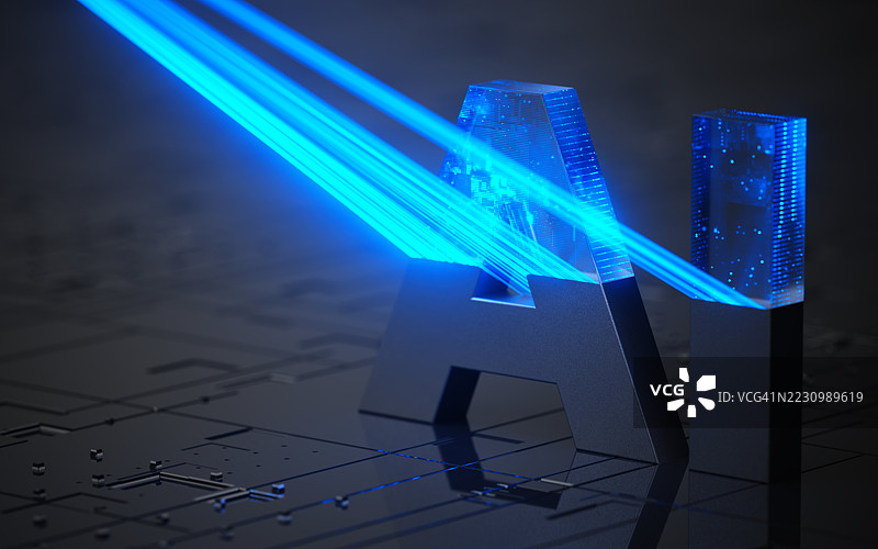 人工智能机器学习大型语言模型AI技术图片素材