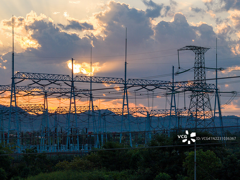 高压电气场变电站图片素材