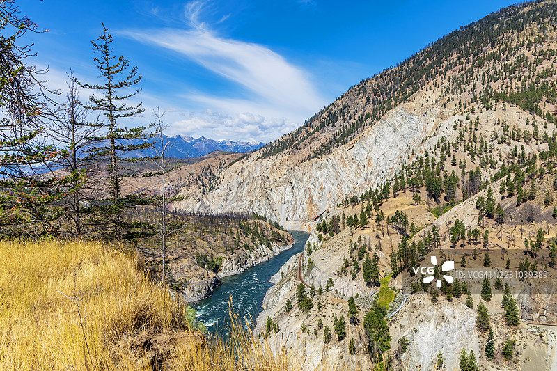 加拿大不列颠哥伦比亚省汤普森河谷图片素材