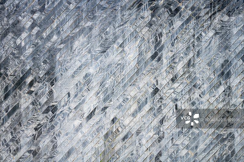 灰白相间的图案墙壁图片素材