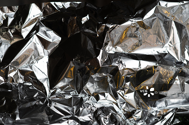 银色箔纸背景图片素材