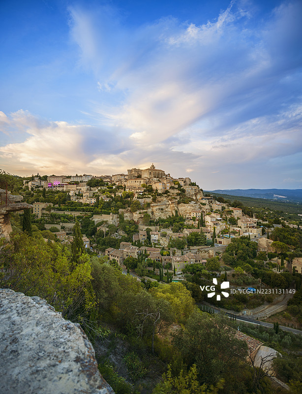 法国，普罗旺斯，戈尔德的景色图片素材