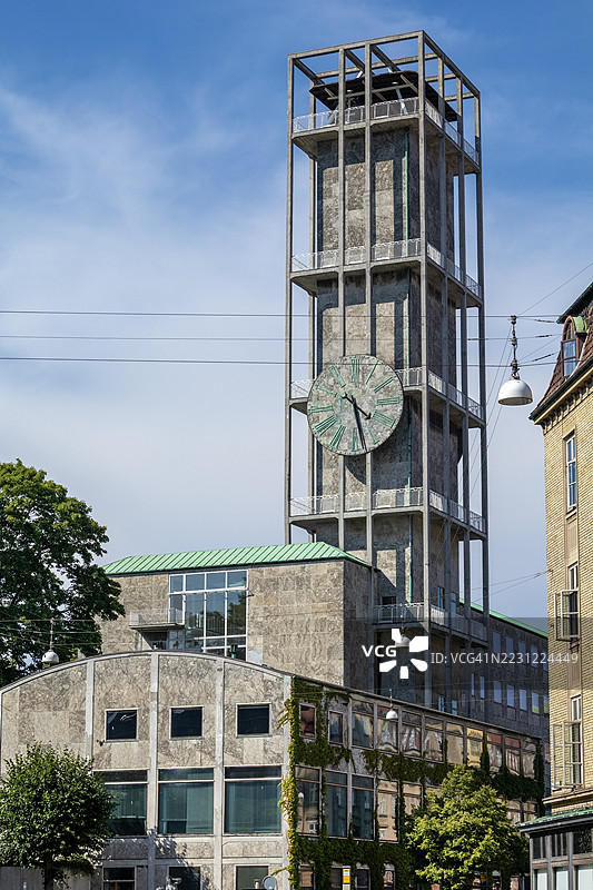 奥胡斯市政厅，丹麦奥胡斯图片素材