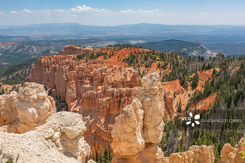 美国犹他州布莱斯峡谷国家公园的景色图片素材