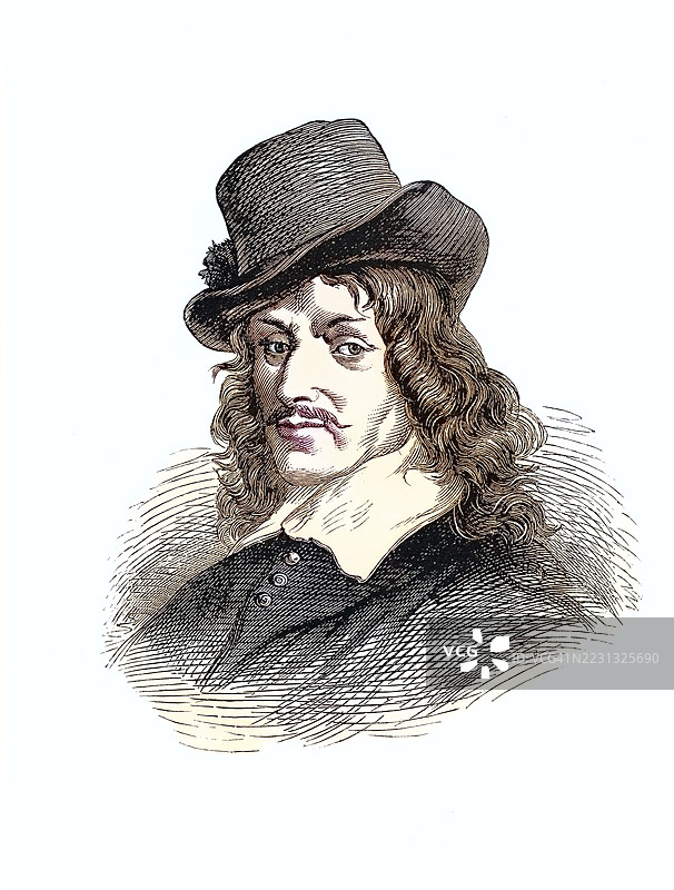 弗朗斯·哈尔斯（生于1580年至1585年间，安特卫普，卒于1666年8月26日，哈勒姆）是一位荷兰画家。图片素材