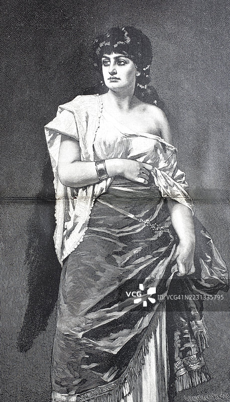 根据新约,萨罗美(Salome),也被称为玛丽·萨罗美(Mary Salome)或加利利的萨罗美(Salome of Galilee),是耶稣的门徒。她被天主教、基督教新教和东正教基督徒尊为圣人,这源于纳撒尼尔·西歇尔(Nathaniel Sichel)的一幅画作,历史上经过数字修复。图片素材