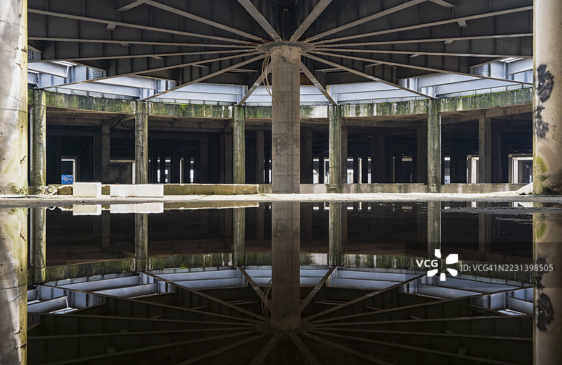 废弃的仓库图片素材