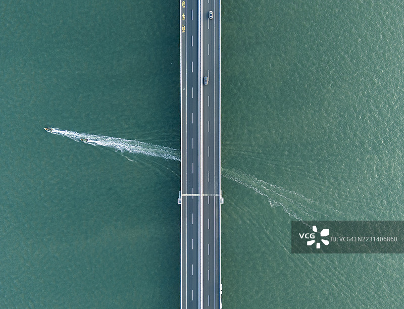 青岛胶州湾大桥图片素材