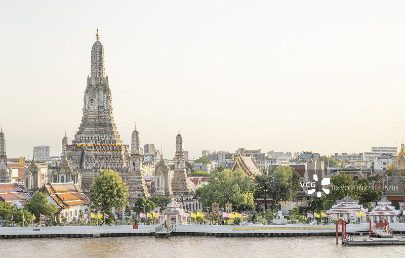 曼谷的阿伦寺图片素材