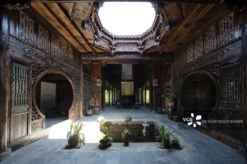 中国古老建筑图片素材